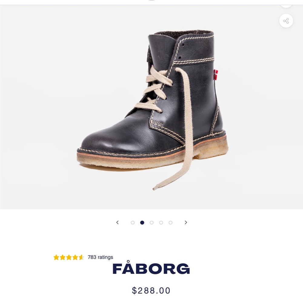 Duckfeet Faborg Boot 39 Slate womens 8.5 / 9